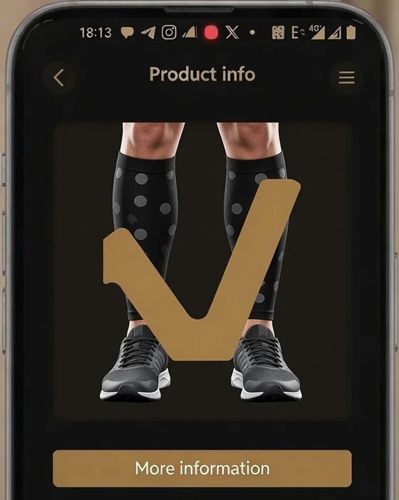 The Veritti app showing a second verified item.